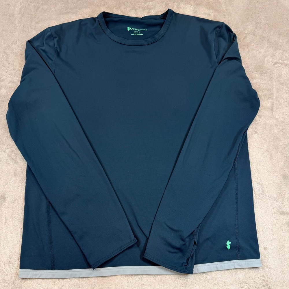 Cotopaxi Mens Long Sleeve Performance Shirt Blue Size M